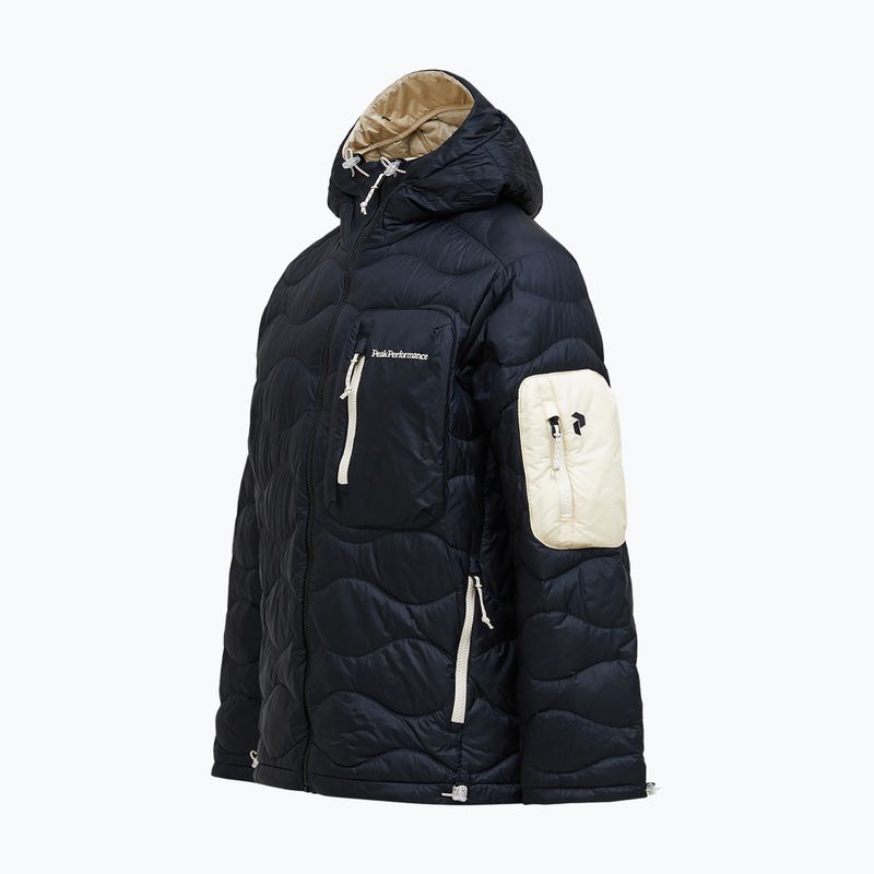 Pánská péřová bunda Peak Performance Helium Utility Down Hood black/sand fog 3