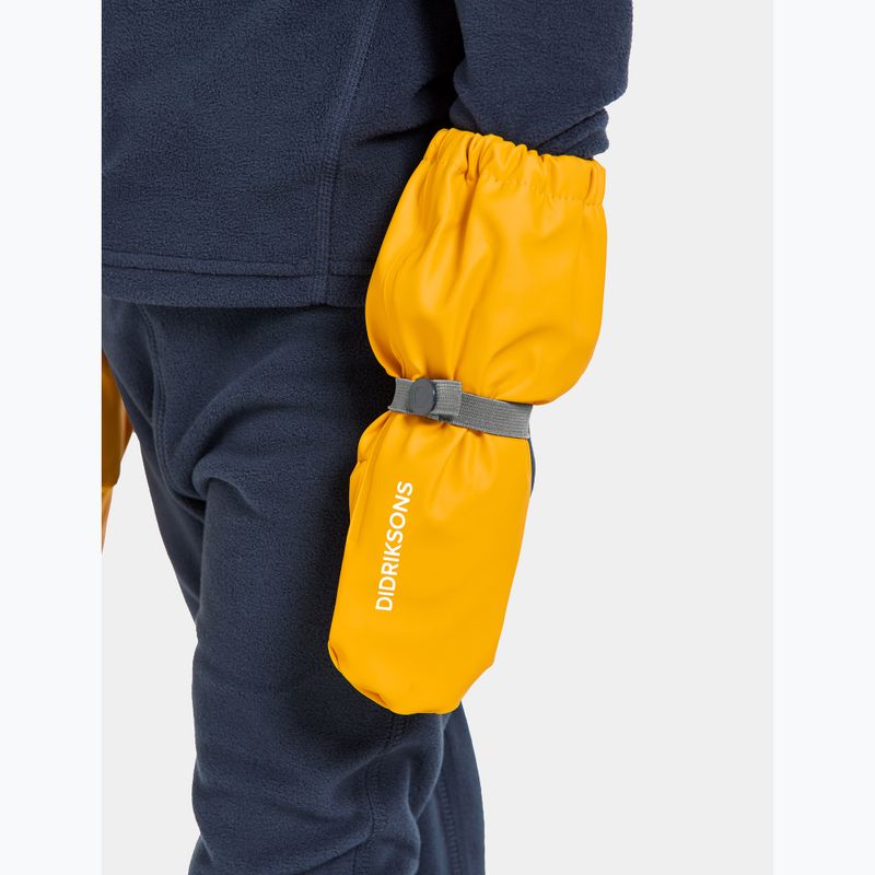Dětské lyžařské rukavice Didriksons Pileglove 8 oat yellow 2