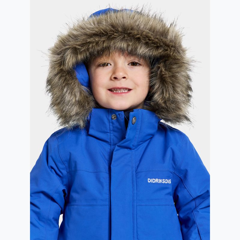 Dětská zimní bunda Didriksons Bjärven Parka caribbean blue 5