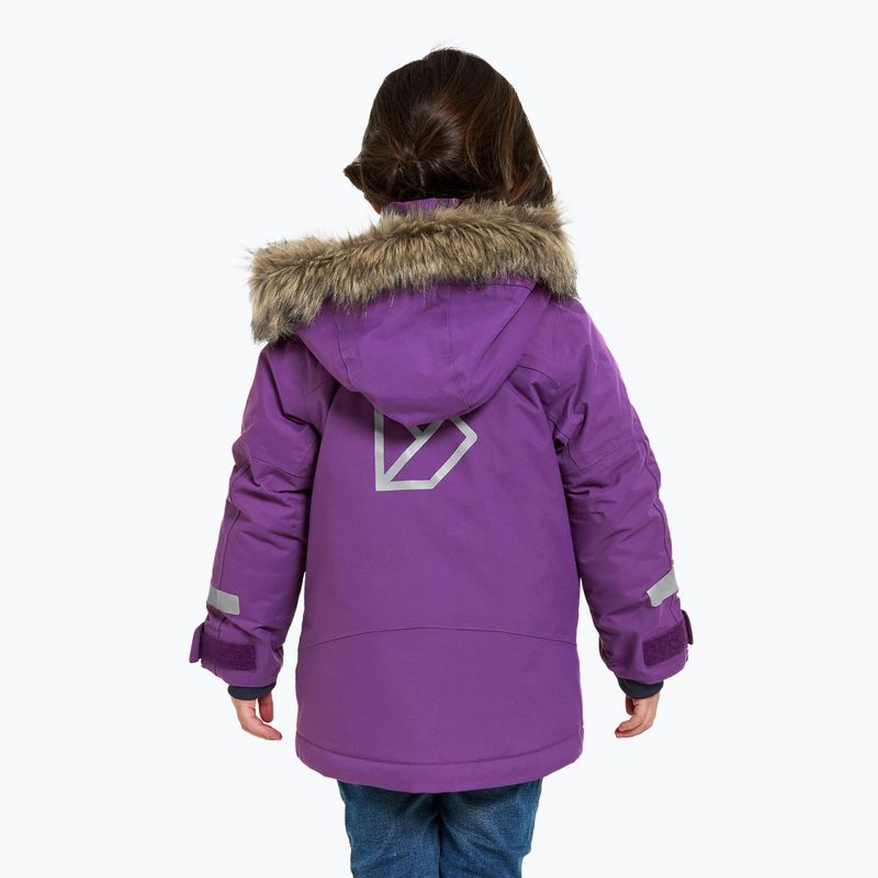 Dětská zimní bunda Didriksons Bjärven Parka royal purple 2