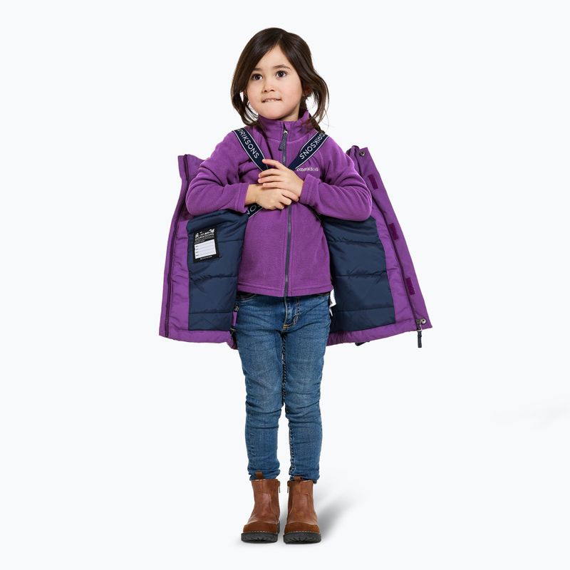 Dětská zimní bunda Didriksons Bjärven Parka royal purple 4