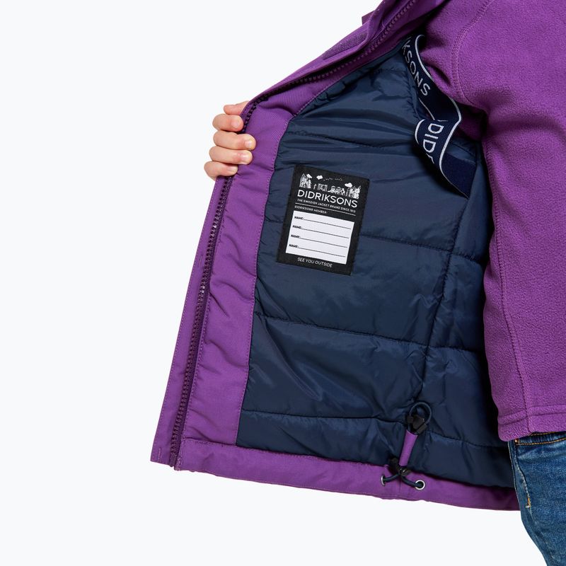 Dětská zimní bunda Didriksons Bjärven Parka royal purple 8