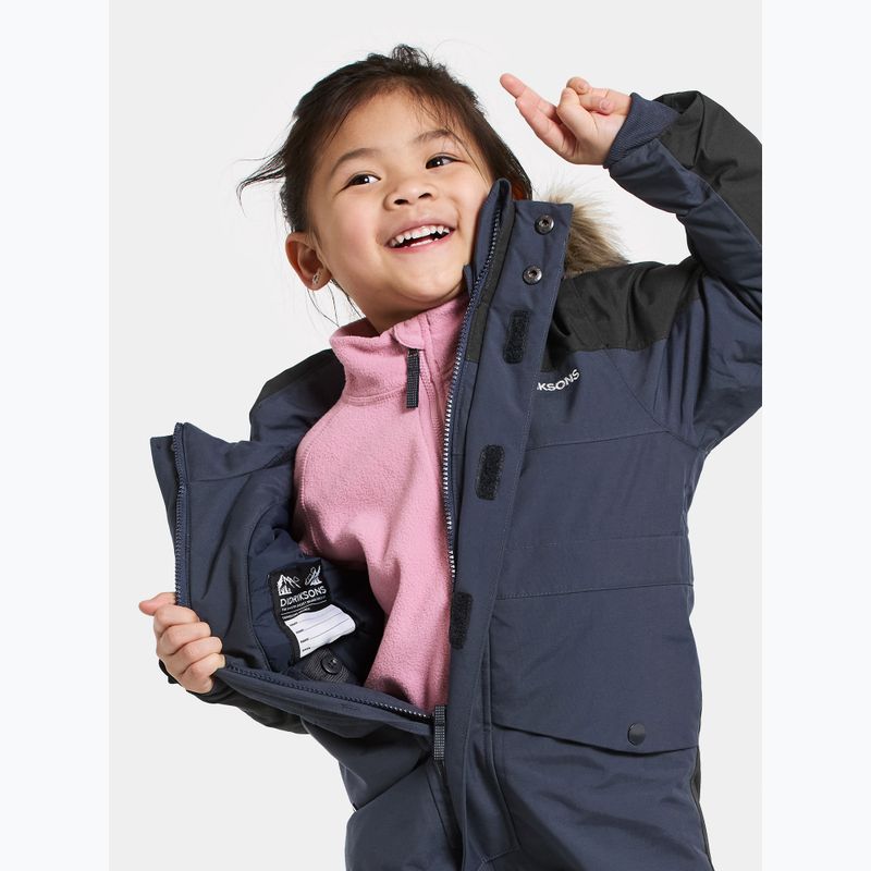 Dětská lyžařská kombinéza Didriksons Bjärven Cover navy 11