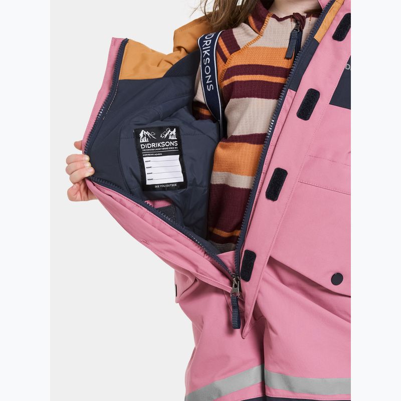 Dětská lyžařská kombinéza Didriksons Bjärven Cover heather pink 9