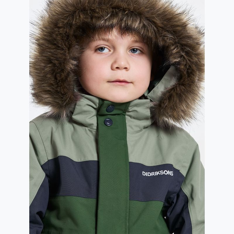 Dětská lyžařská kombinéza Didriksons Bjärven Cover light moss 5