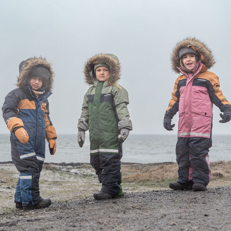 Dětská lyžařská kombinéza Didriksons Bjärven Cover light moss 14