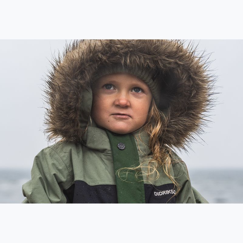 Dětská lyžařská kombinéza Didriksons Bjärven Cover light moss 19