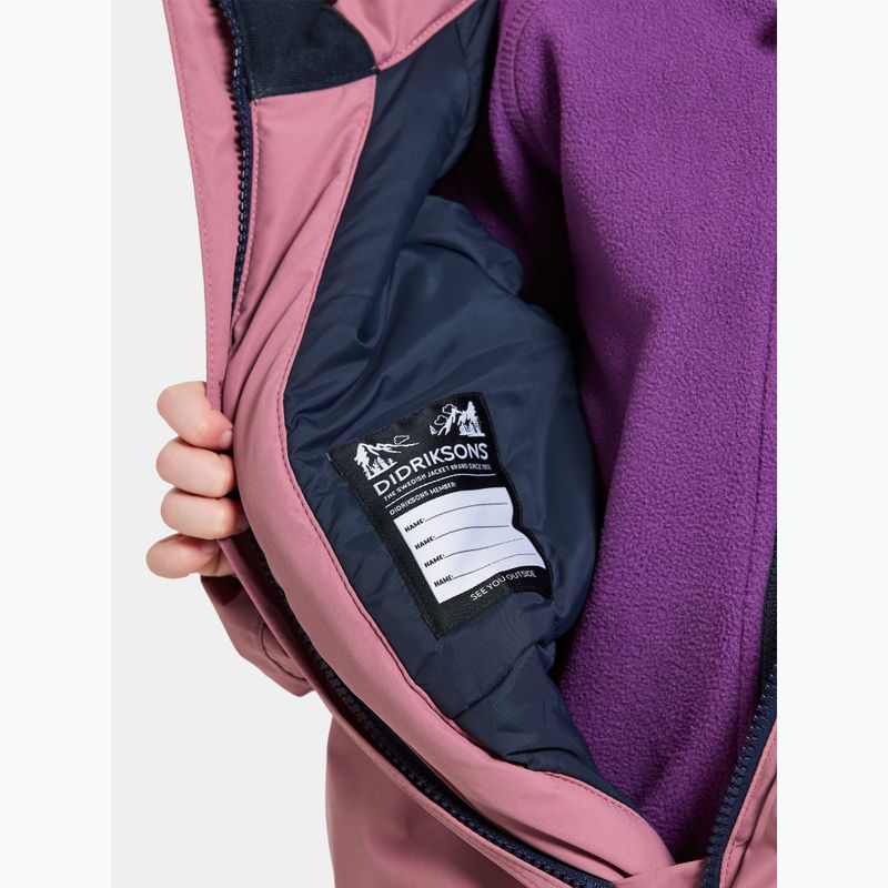 Dětská lyžařská kombinéza Didriksons Talvi Cover heather pink 7