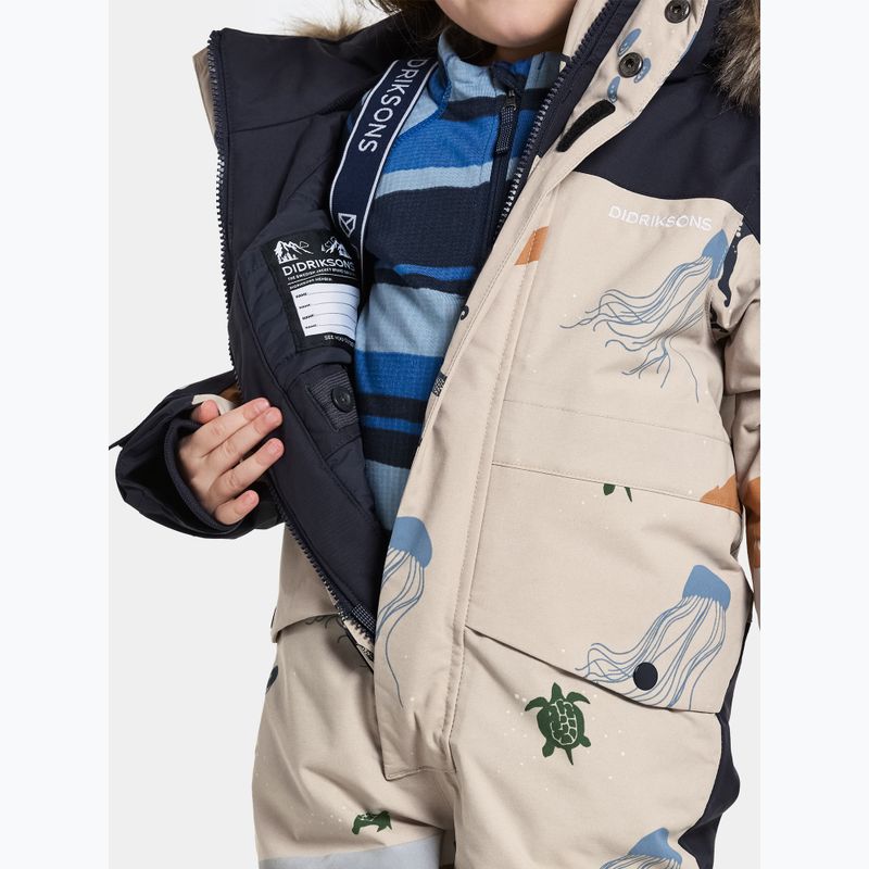 Dětská lyžařská kombinéza Didriksons Bjärven Cover Se winter ocean multi reflex 9
