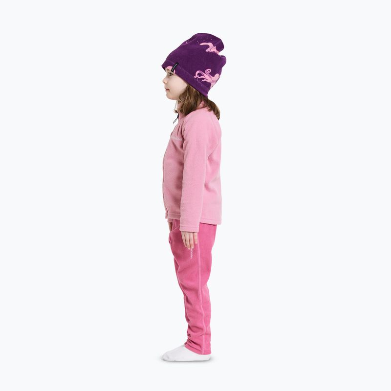 Dětská fleecová mikina Didriksons Monte Fz light heather pink 5