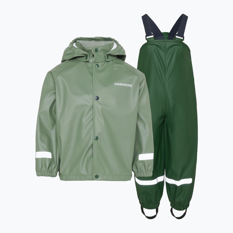 Dětská nepromokavá souprava Didriksons Slaskeman light moss