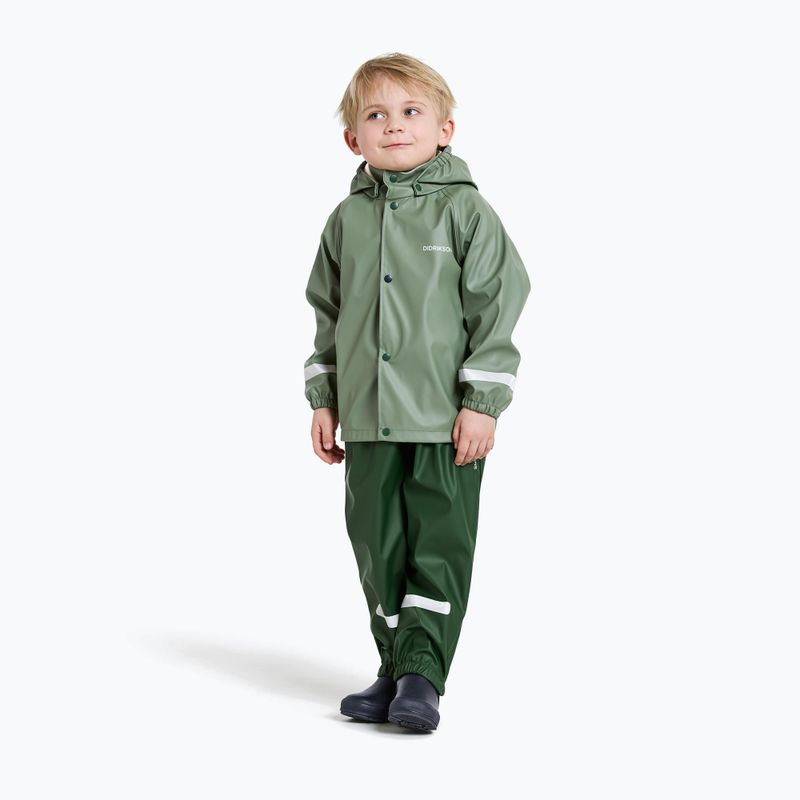 Dětská nepromokavá souprava Didriksons Slaskeman light moss 5