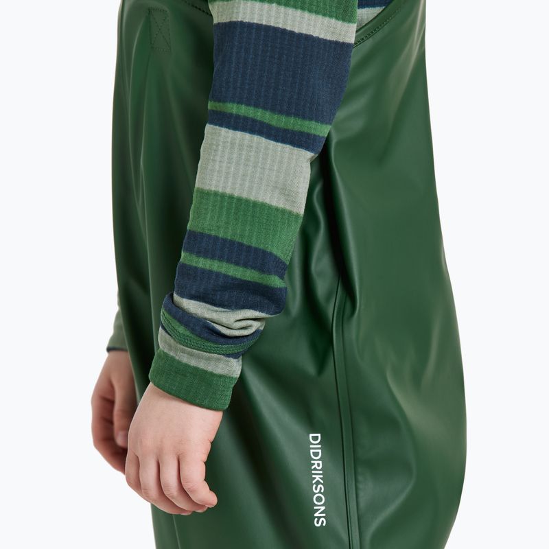 Dětská nepromokavá souprava Didriksons Slaskeman light moss 12