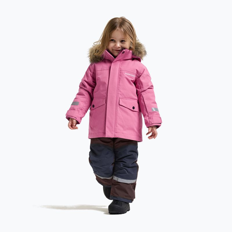 Dětská zimní bunda Didriksons Bjärven 5 Parka heather pink 2