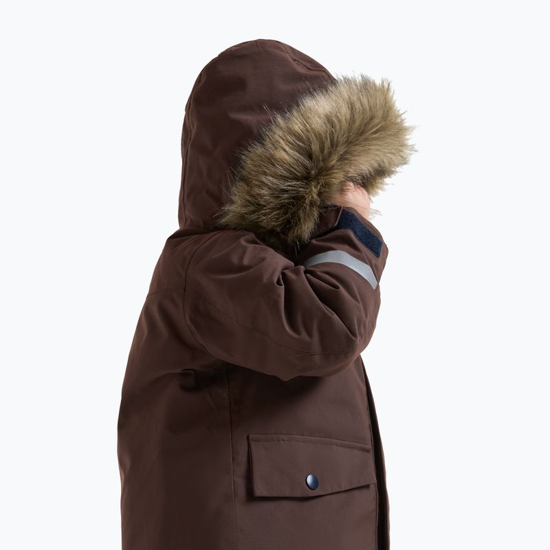 Dětská zimní bunda Didriksons Bjärven 5 Parka shadow brown 6