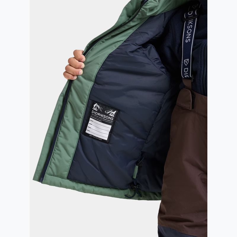 Dětská bunda Didriksons Talvi 2 dark moss 8