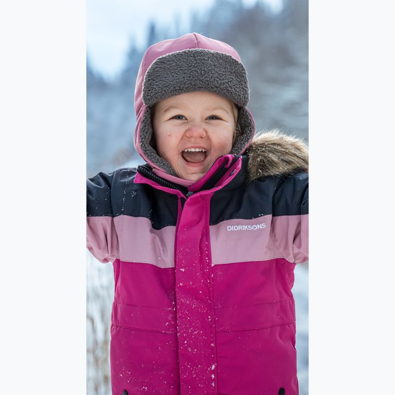 Dětská zimní čepice Didriksons Biggles 7 heather pink 3