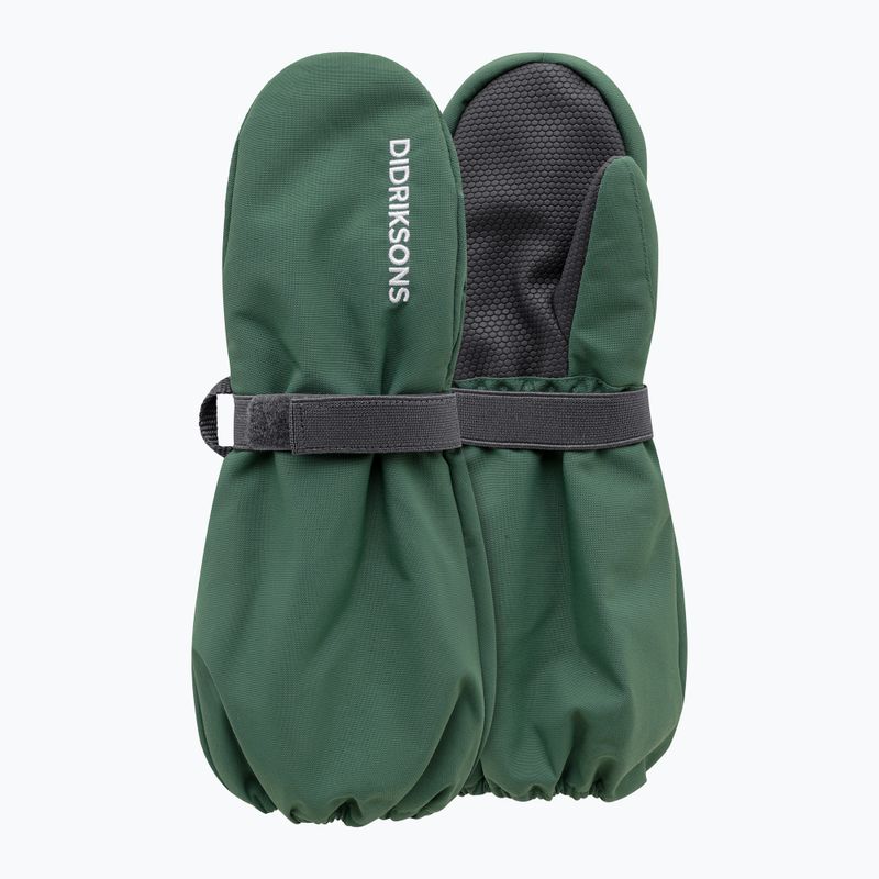Dětské lyžařské rukavice Didriksons Biggles Mitten 8 dark moss