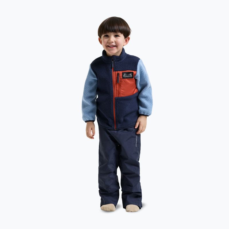 Dětská fleecová mikina Didriksons Anten 2 Fz winter blue 4