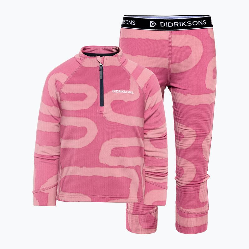 Dětská sada Didriksons Jadis Pr 5 path heather pink