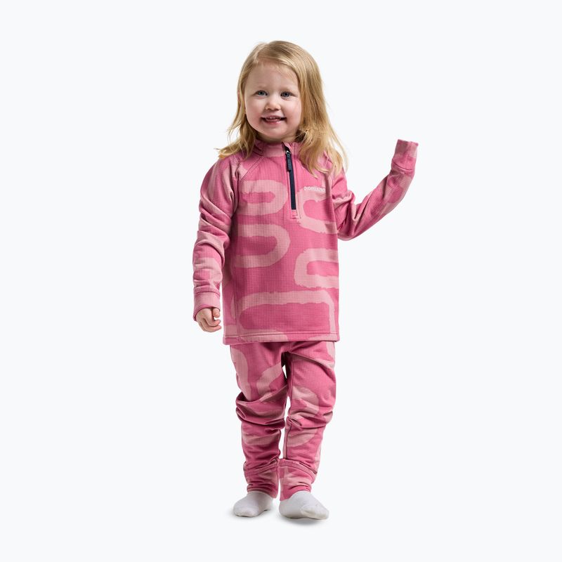 Dětská sada Didriksons Jadis Pr 5 path heather pink 3
