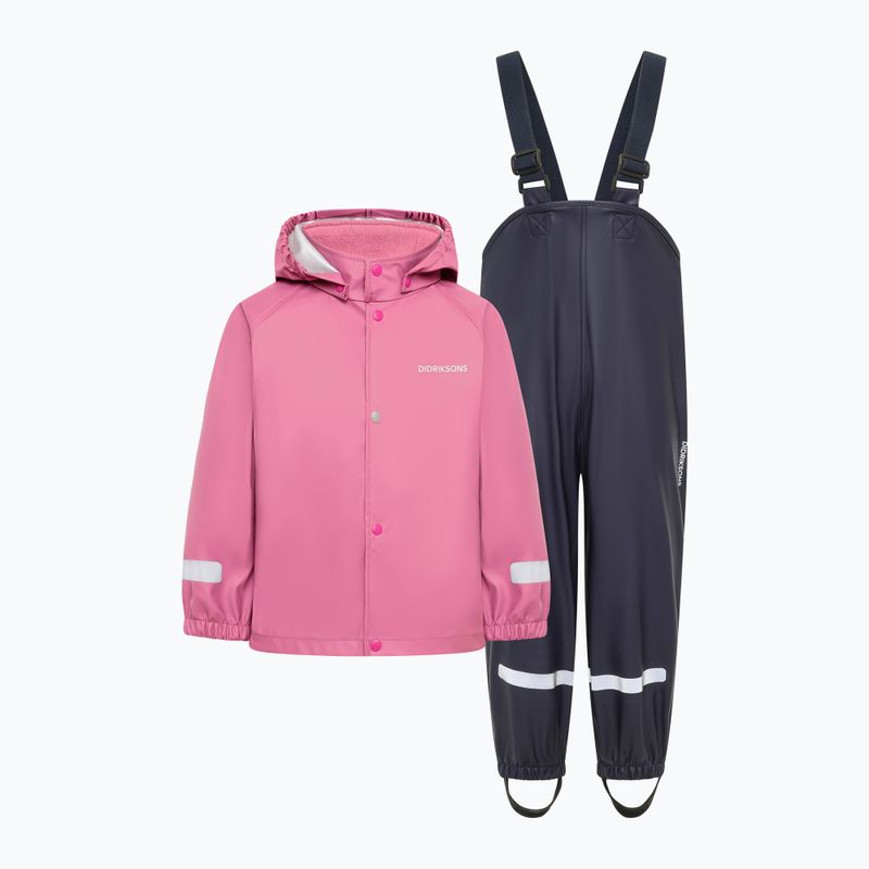 Dětský nepromokavý komplet Didriksons Slaskeman 4 heather pink