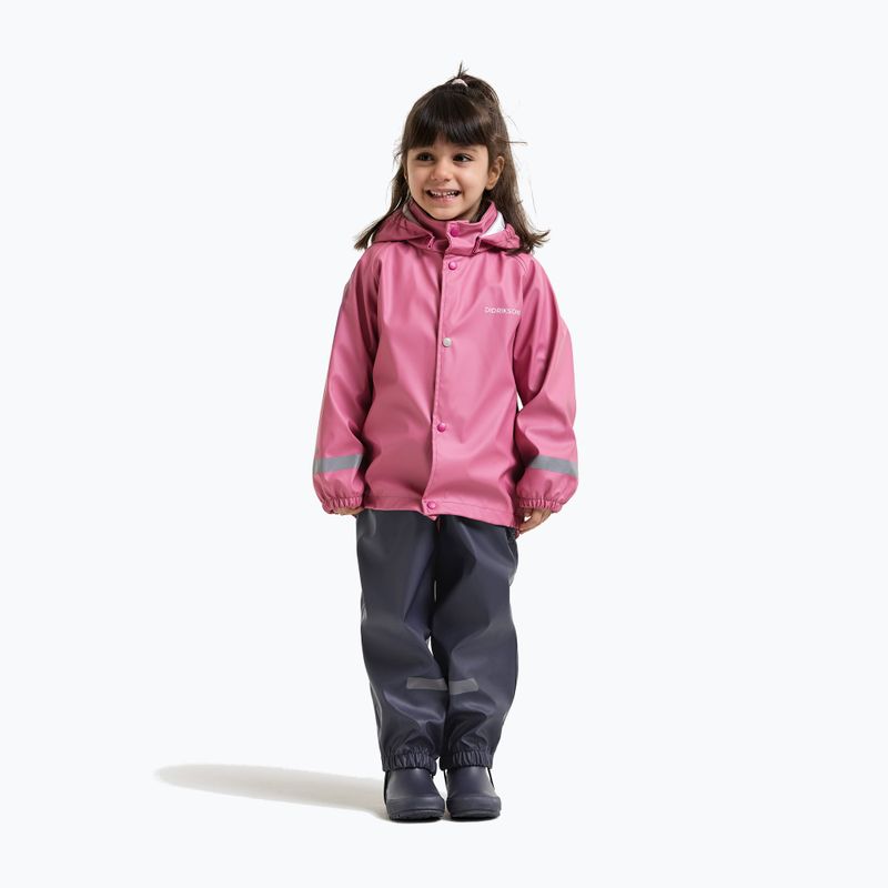 Dětský nepromokavý komplet Didriksons Slaskeman 4 heather pink 3