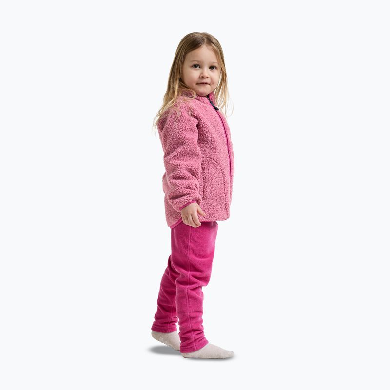 Dětská fleecová mikina Didriksons Gibbsc 2 Fz heather pink/cactus pink 6