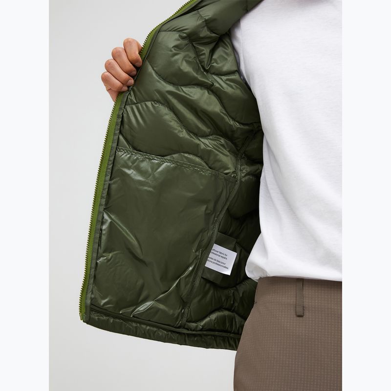 Pánská péřová bunda Peak Performance Helium Utility Down Hood Pine Needle/Mosswood 4