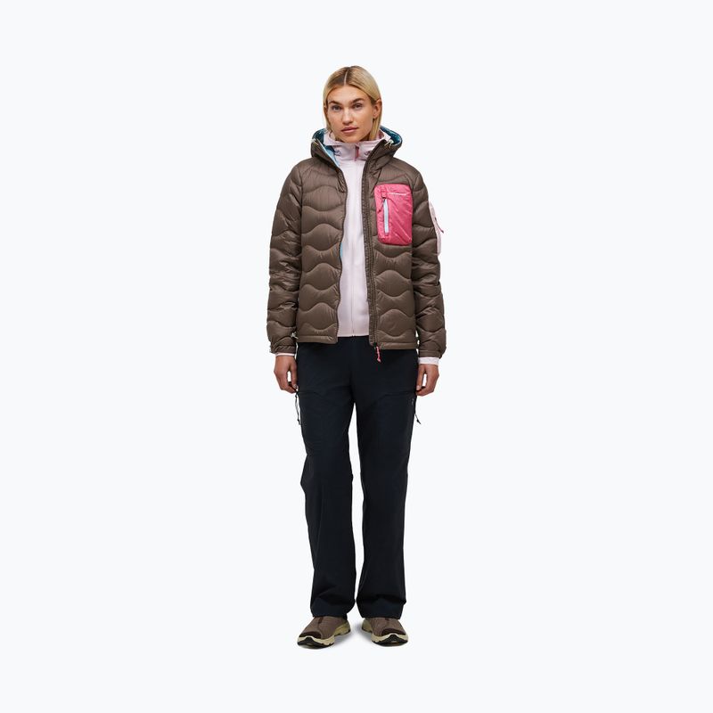 Dámská péřová bunda Peak Performance Helium Utility Down terrain tan/mountain blush 2