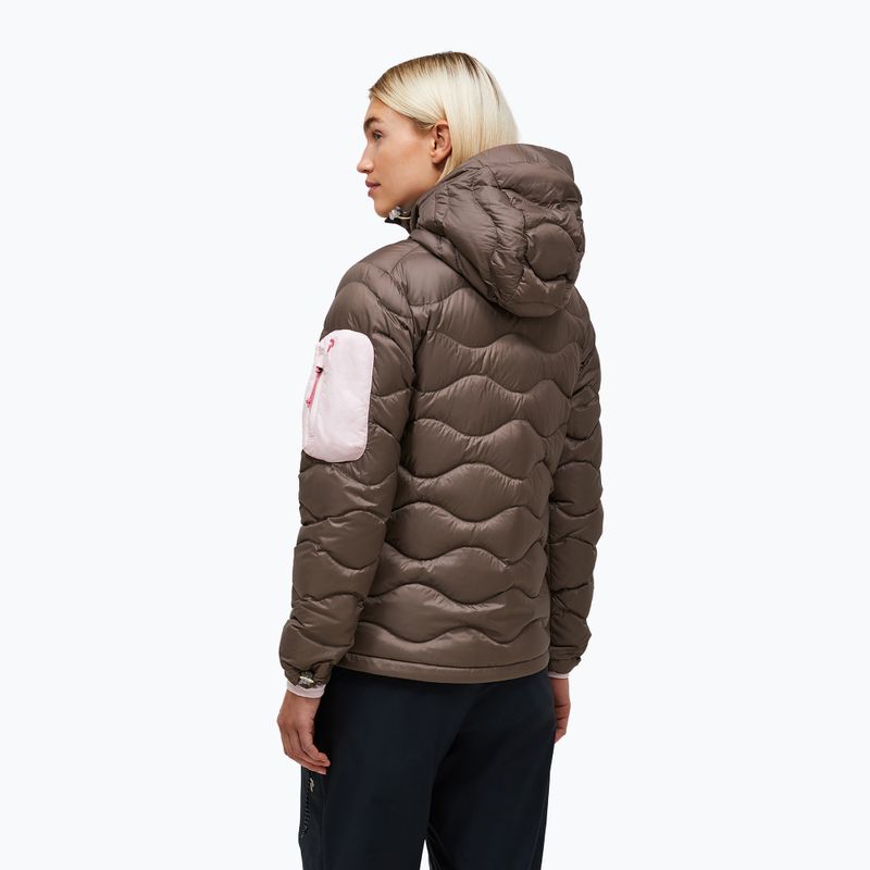 Dámská péřová bunda Peak Performance Helium Utility Down terrain tan/mountain blush 3