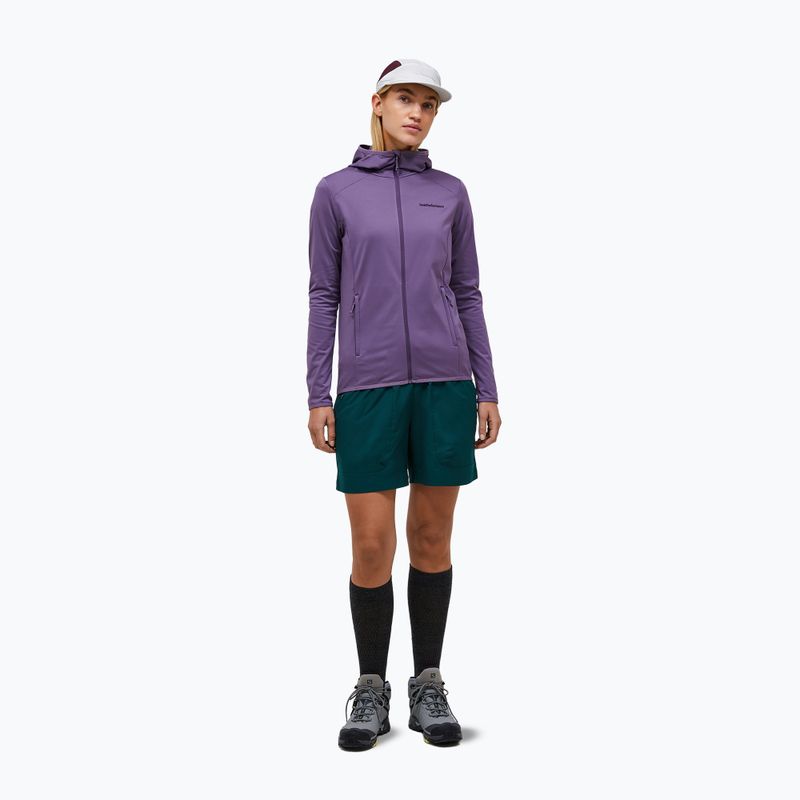 Dámská trekingová mikina Peak Performance Light Zip Hood montana grape 2