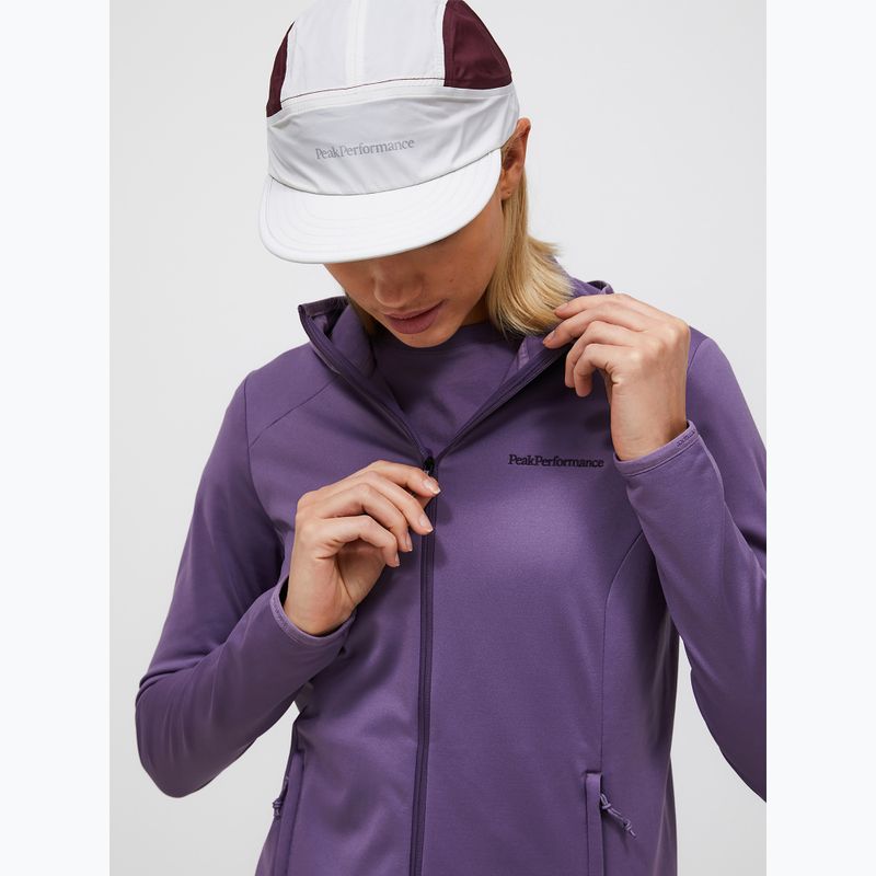 Dámská trekingová mikina Peak Performance Light Zip Hood montana grape 4