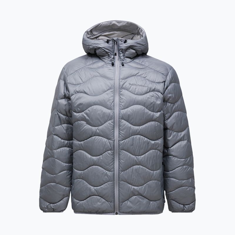 Pánská péřová bunda Peak Performance Helium Down Hood lt grey/antarctica 5