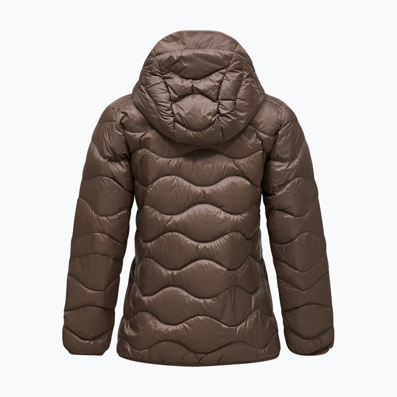 Dámská péřová bunda Peak Performance Helium Down Hood terrain tan 7