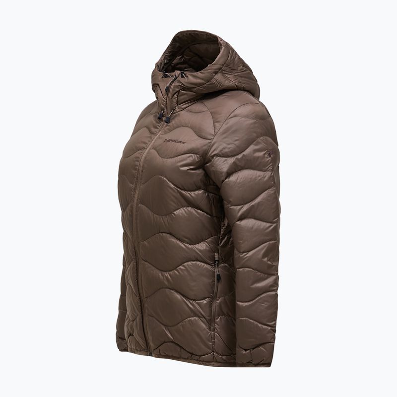 Dámská péřová bunda Peak Performance Helium Down Hood terrain tan 8