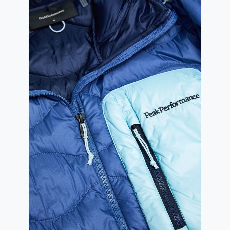 Pánská péřová bunda Peak Performance Helium Utility Down Hood Summit Sky/Snowmelt 10