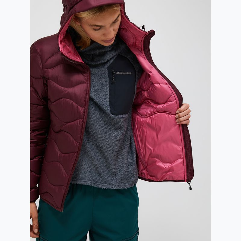 Dámská péřová bunda Peak Performance Helium Down Hood Porto/Mountain Blush 4