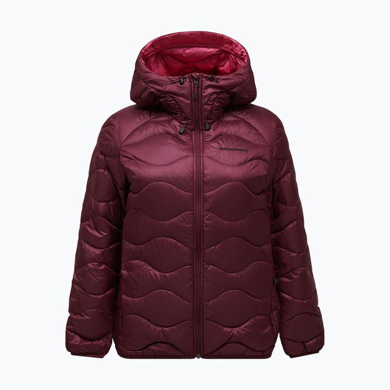 Dámská péřová bunda Peak Performance Helium Down Hood Porto/Mountain Blush 6