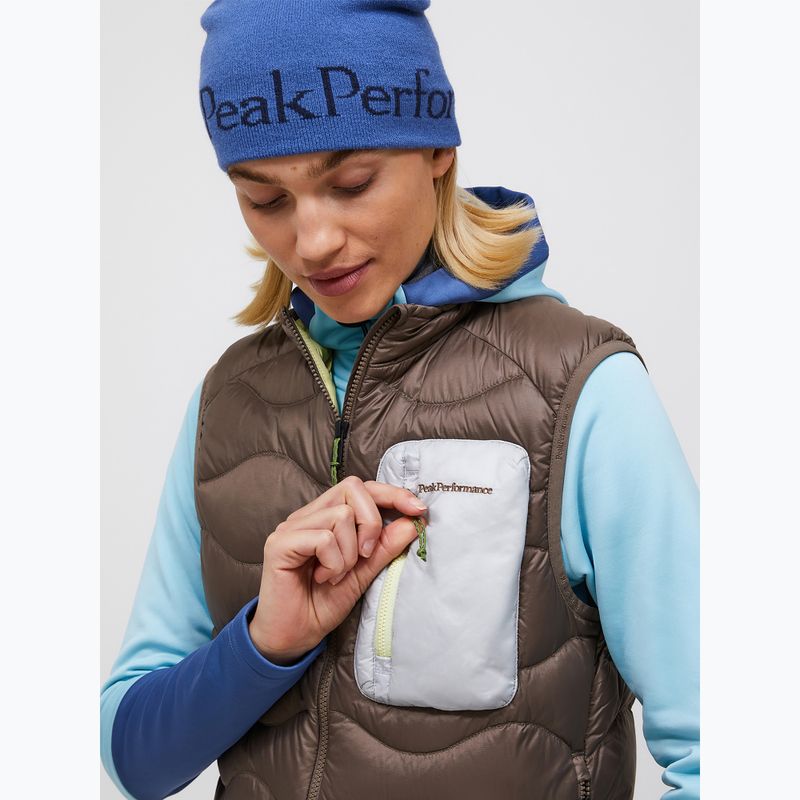 Dámská vesta Peak Performance Helium Utility Down terrain tan/antarctica 3