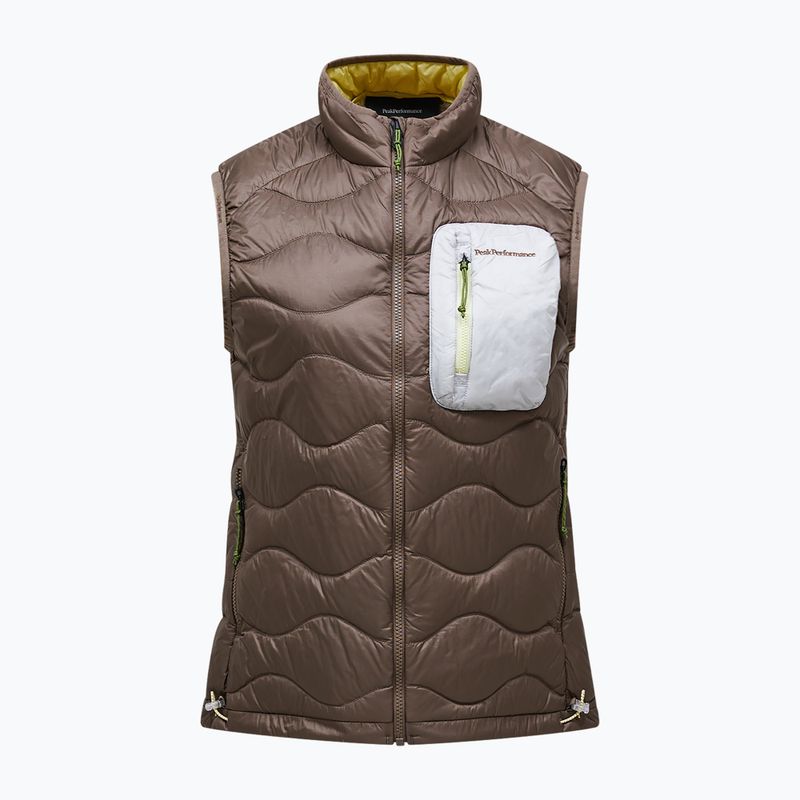 Dámská vesta Peak Performance Helium Utility Down terrain tan/antarctica 5