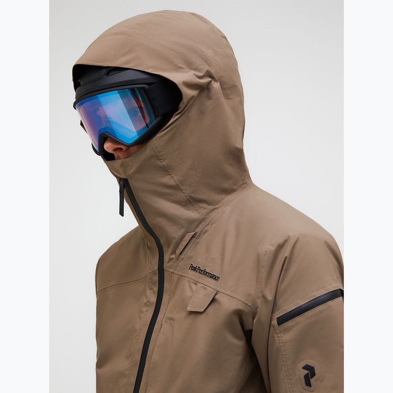 Pánská bunda Peak Performance Alpine GTX 2L Insulated Shell terrain tan 4