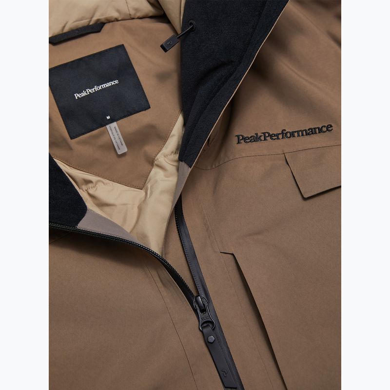 Pánská bunda Peak Performance Alpine GTX 2L Insulated Shell terrain tan 11