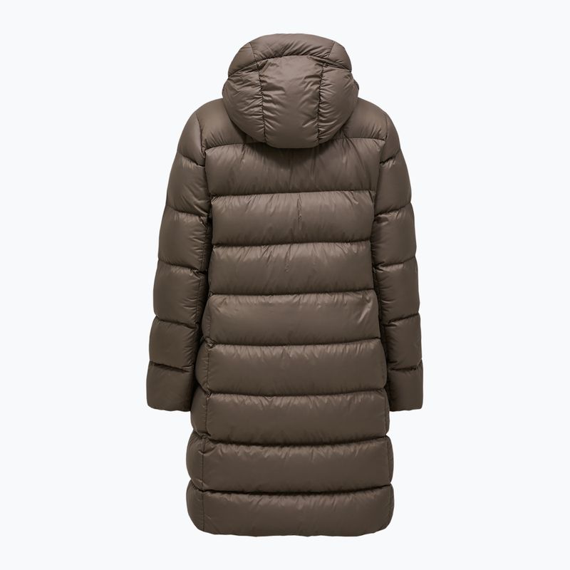 Dámský péřový kabát Peak Performance Frost Down Coat terrain tan 2