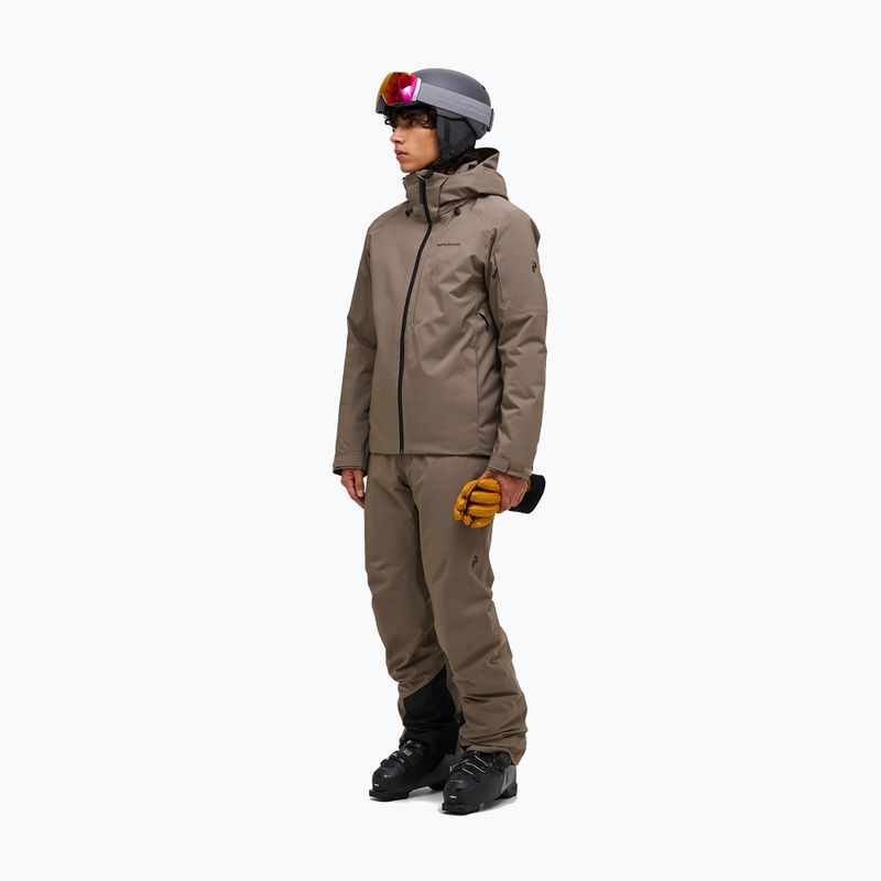 Pánská lyžařská bunda Peak Performance Maroon Insulated terrain tan 2