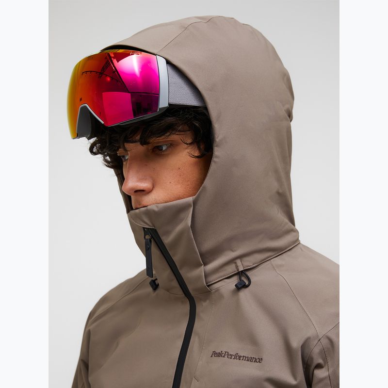 Pánská lyžařská bunda Peak Performance Maroon Insulated terrain tan 4