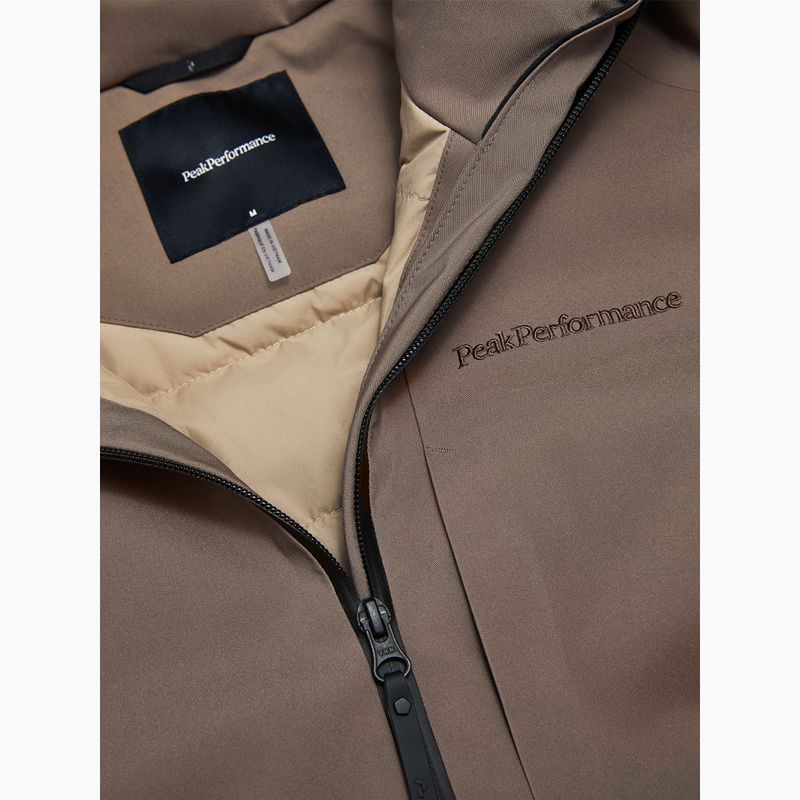 Pánská lyžařská bunda Peak Performance Maroon Insulated terrain tan 9