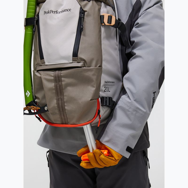 Lyžařský batoh Peak Performance Vertical Ski 20 l avid beige/antarctica 7