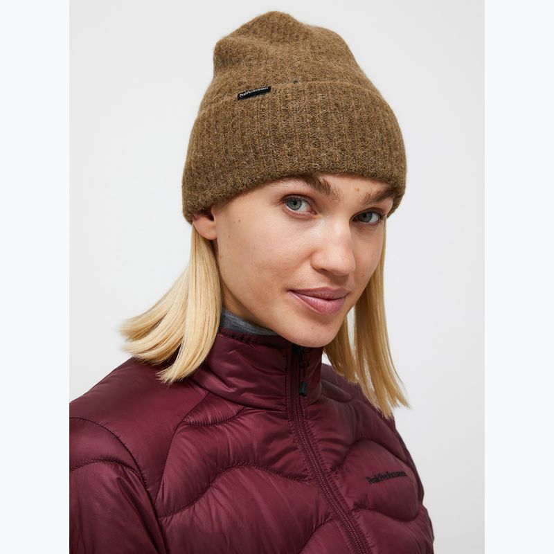 Zimní čepice Peak Performance Woolblend meadow moss 2