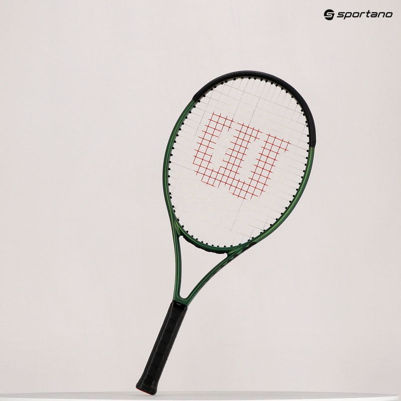 Dětská tenisová raketa Wilson Blade 25 V8.0 černo-zelená WR079310U 11
